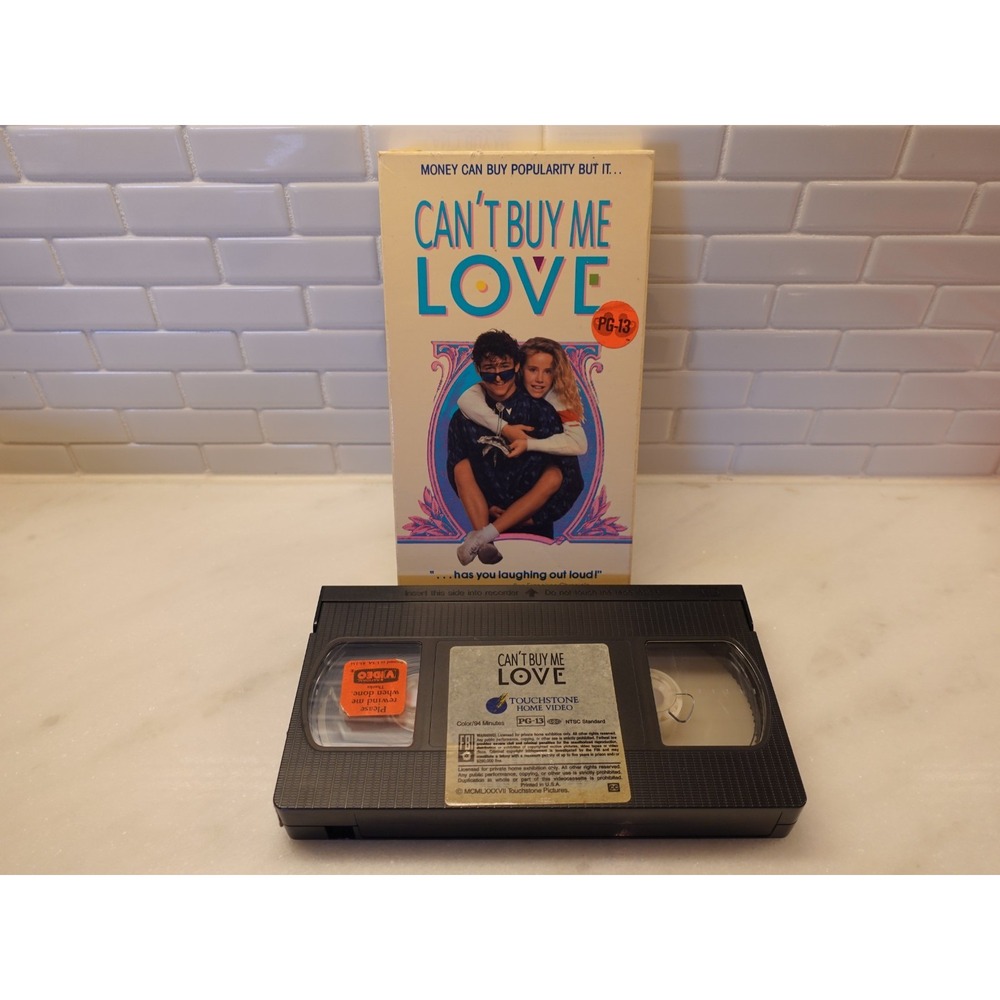 Can't Buy Me Love VHS 1987 80s‎ Romantic Comedy Video Tape Patrick Dempsey